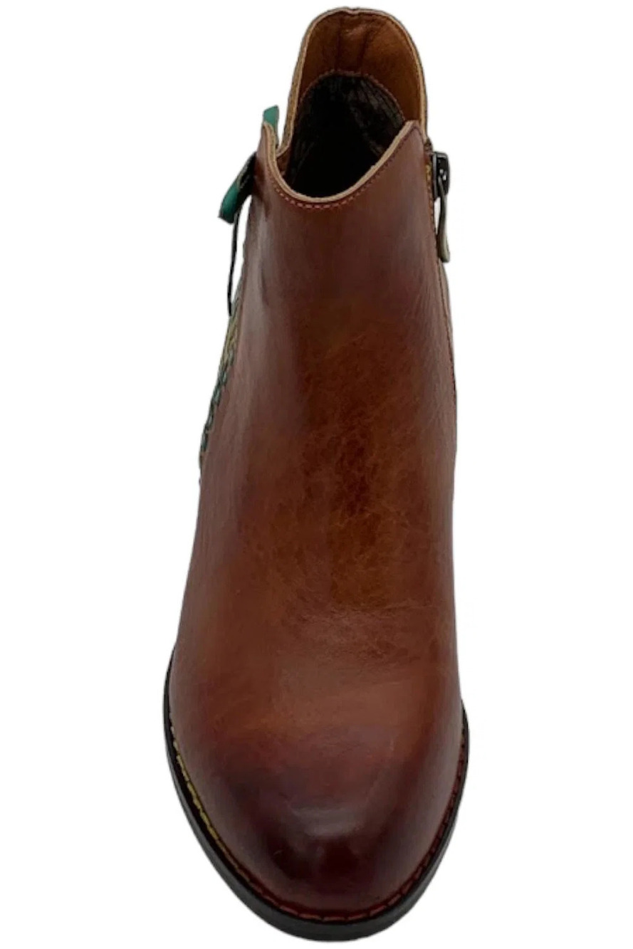L'Artiste x Jane & Coco Leather Ankle Boots Allurable Camel - Medium - Picture 2 of 3